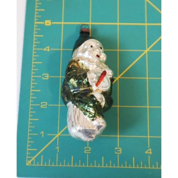 Vintage Mercury Glass Antique Figural Glass CLOWN Ornament Germany Christmas Orn - Picture 6 of 7